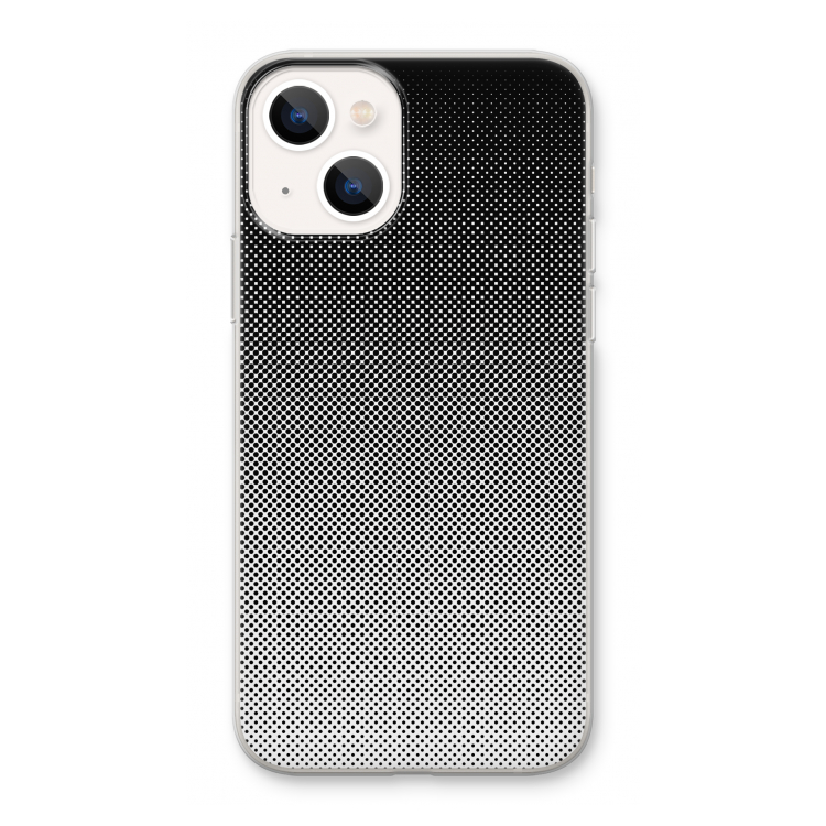 Musketon Halftone: iPhone 13 Transparant Hoesje