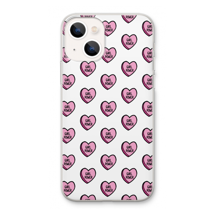 GIRL POWER: iPhone 13 Transparant Hoesje