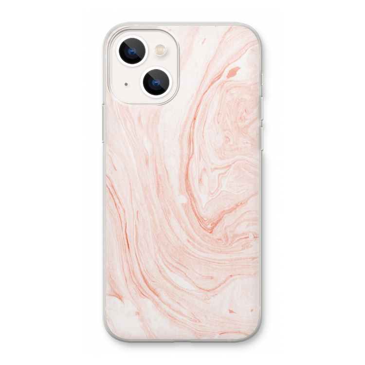 Peach bath: iPhone 13 Transparant Hoesje