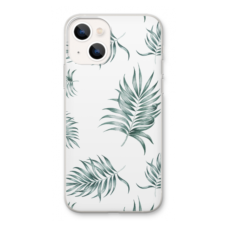 Simple leaves: iPhone 13 Transparant Hoesje