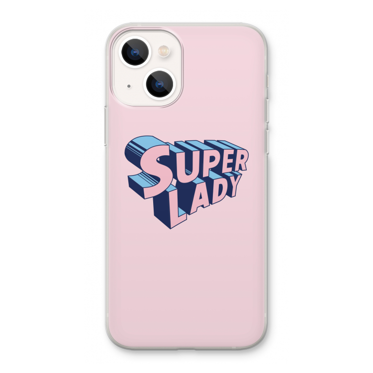 Superlady: iPhone 13 Transparant Hoesje