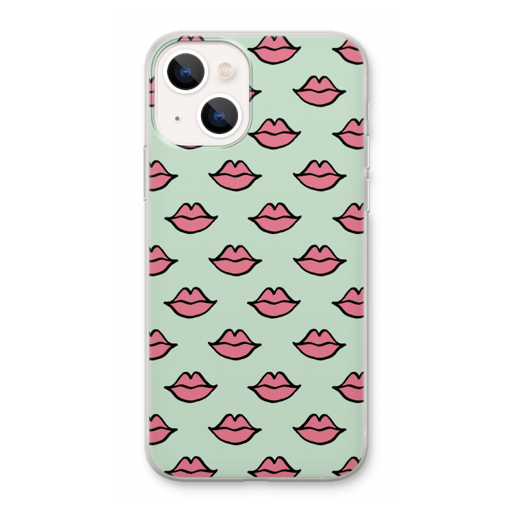 Lipjes: iPhone 13 Transparant Hoesje