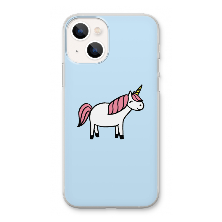 Eenhoorn: iPhone 13 Transparant Hoesje