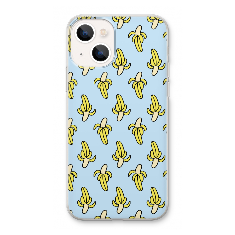 Bananas: iPhone 13 Transparant Hoesje