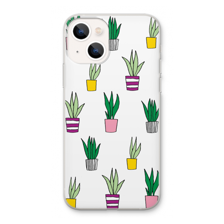 Sanseveria: iPhone 13 Transparant Hoesje