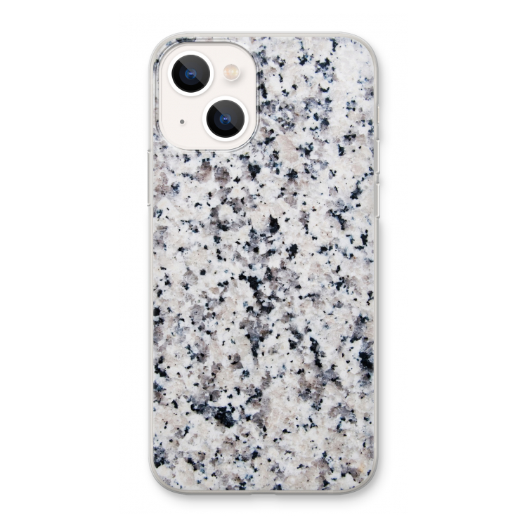 Gespikkelde marmer: iPhone 13 Transparant Hoesje