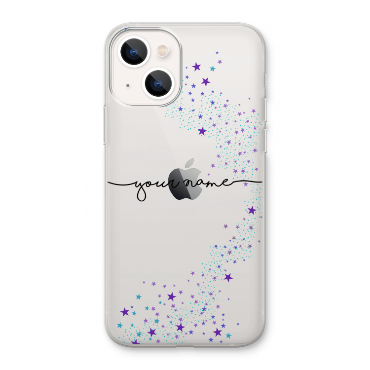 Sterren: iPhone 13 Transparant Hoesje