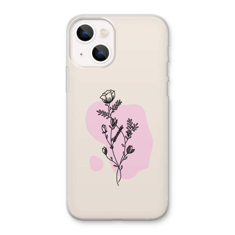 Roses are red: iPhone 13 Transparant Hoesje