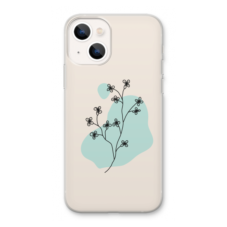 Love your petals: iPhone 13 Transparant Hoesje
