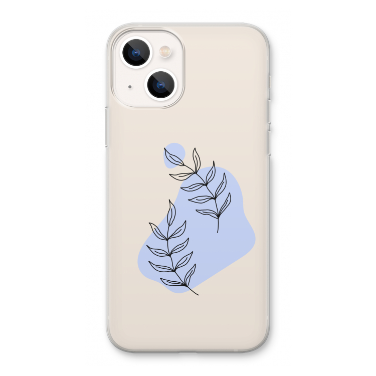 Leaf me if you can: iPhone 13 Transparant Hoesje