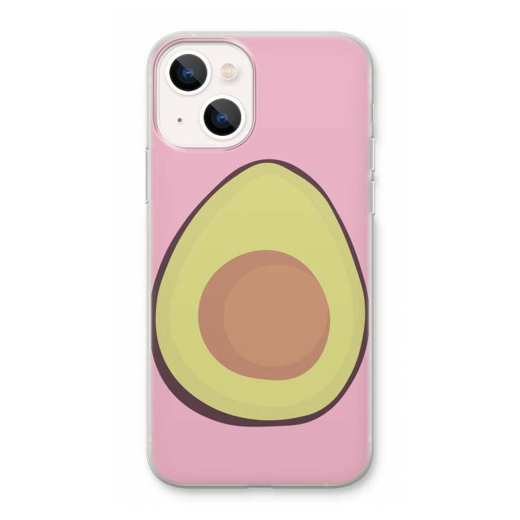 Avocado: iPhone 13 Transparant Hoesje