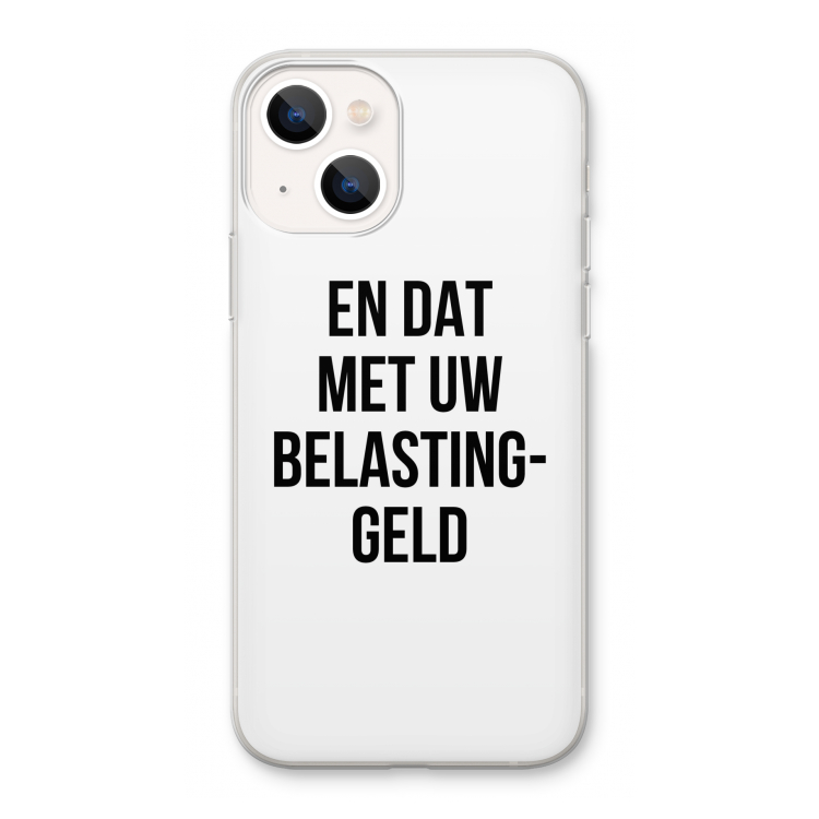 Belastinggeld: iPhone 13 Transparant Hoesje