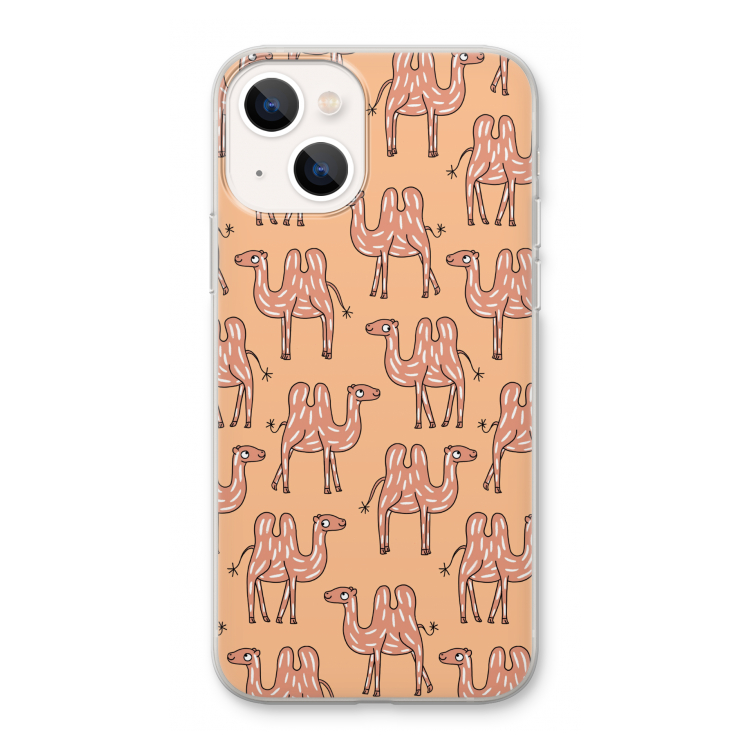 Kameel: iPhone 13 Transparant Hoesje