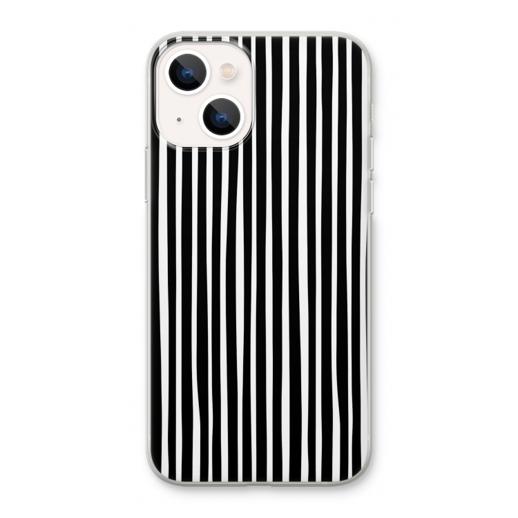 Stripes: iPhone 13 Transparant Hoesje