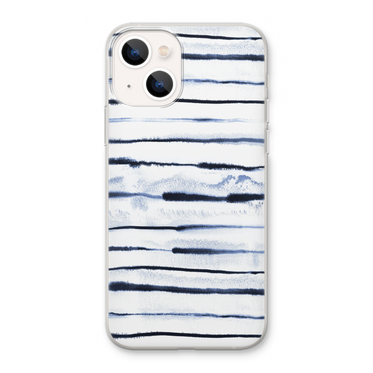 Ink Stripes: iPhone 13 Transparant Hoesje