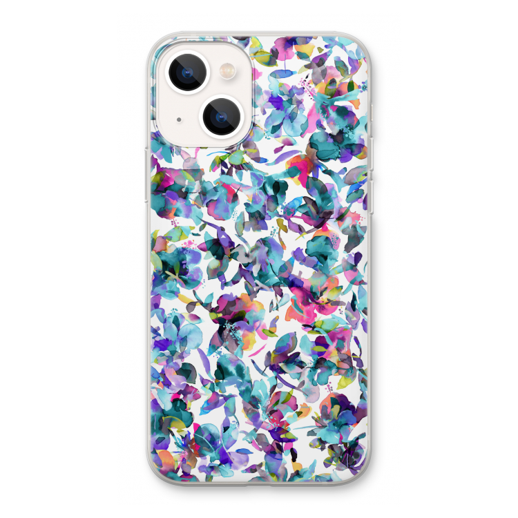 Hibiscus Flowers: iPhone 13 Transparant Hoesje