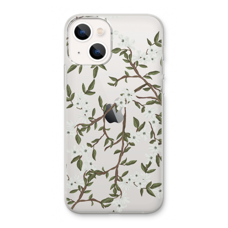 Blossoming spring: iPhone 13 Transparant Hoesje