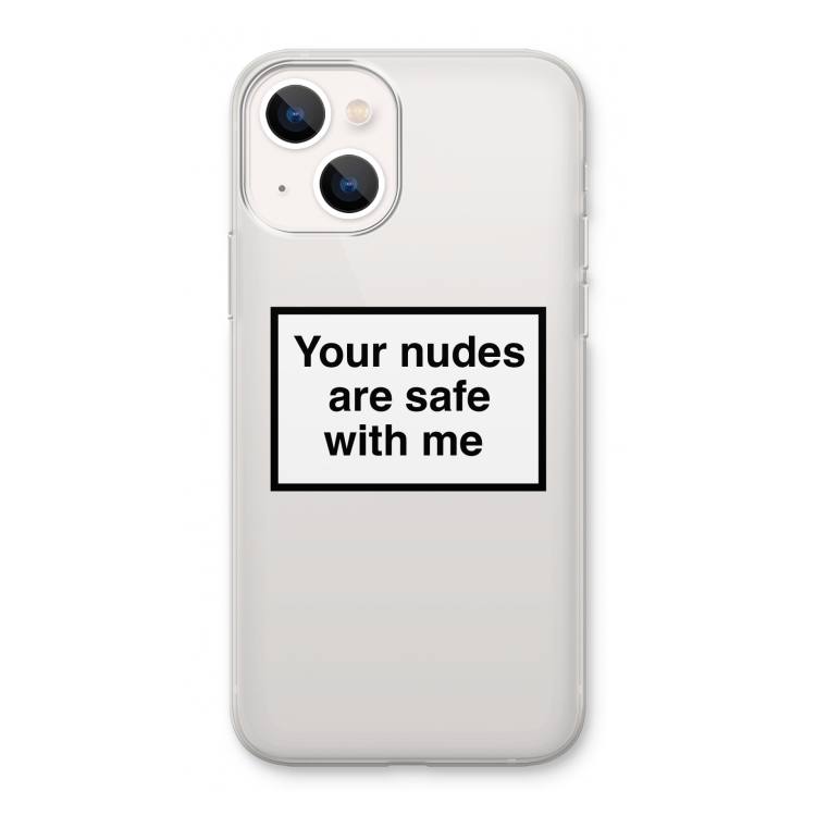 Safe with me: iPhone 13 Transparant Hoesje