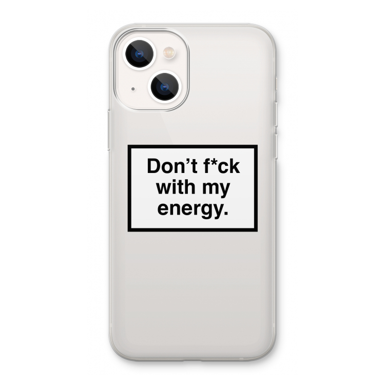 My energy: iPhone 13 Transparant Hoesje