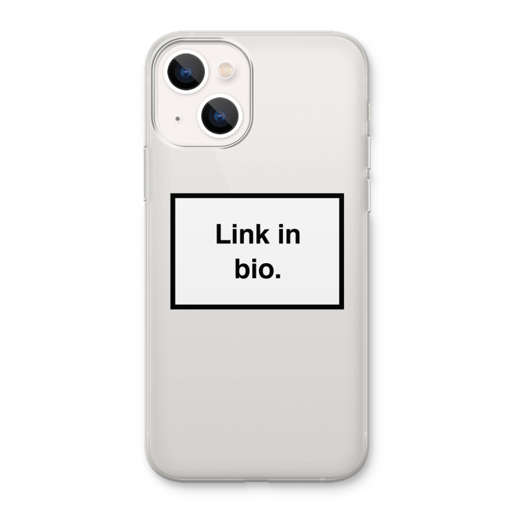 Link in bio: iPhone 13 Transparant Hoesje
