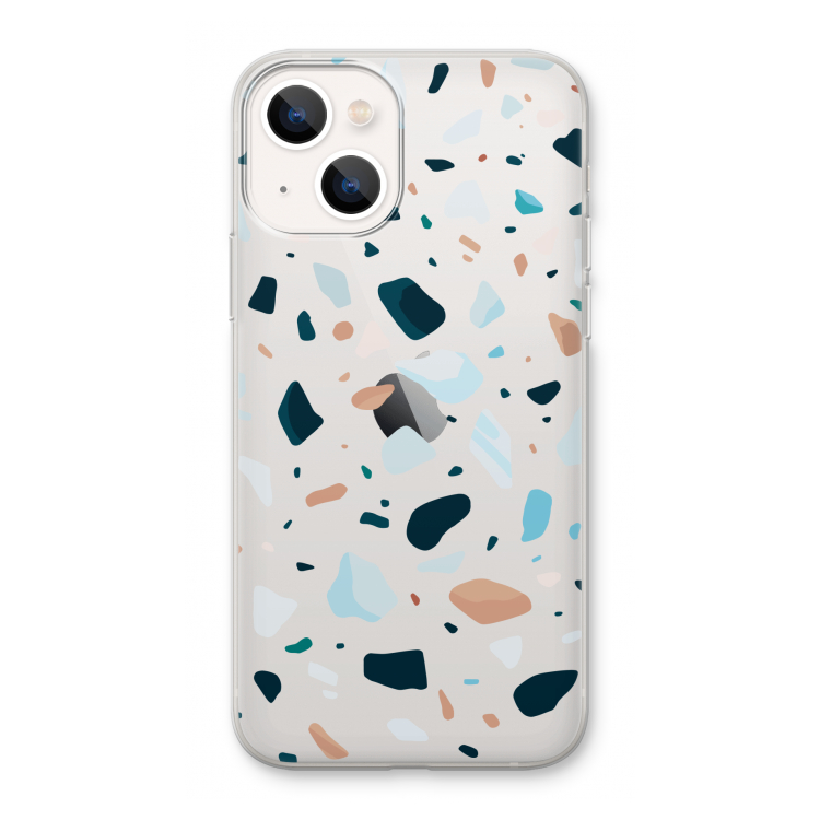 Terrazzo N°13: iPhone 13 Transparant Hoesje