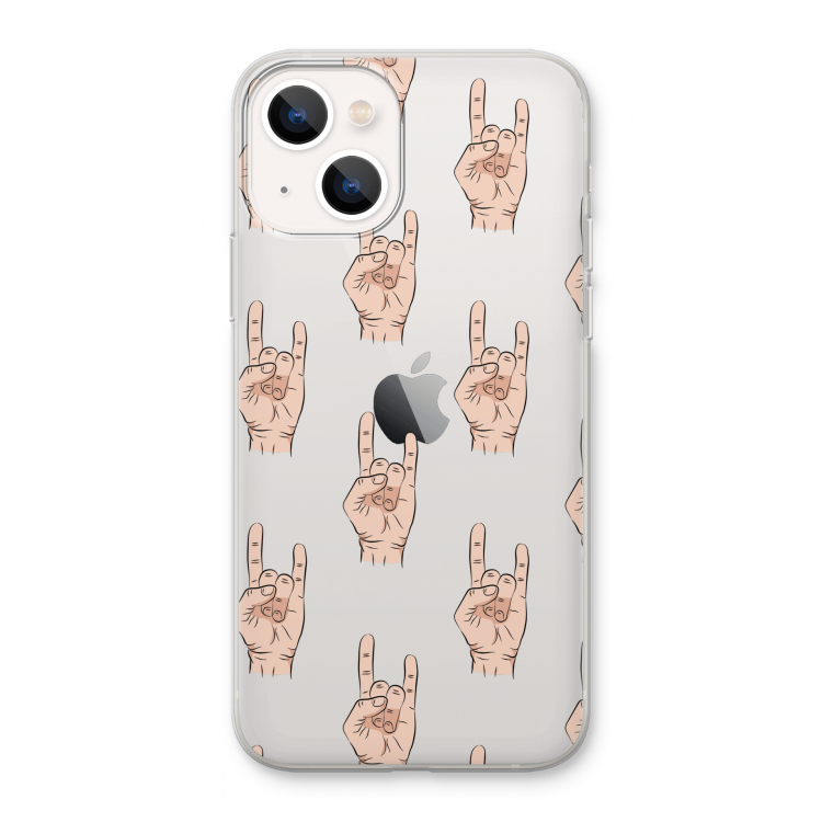 Rock: iPhone 13 Transparant Hoesje