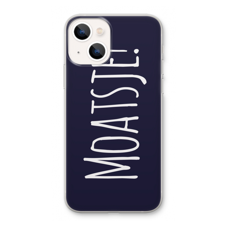 Moatsje!: iPhone 13 Transparant Hoesje