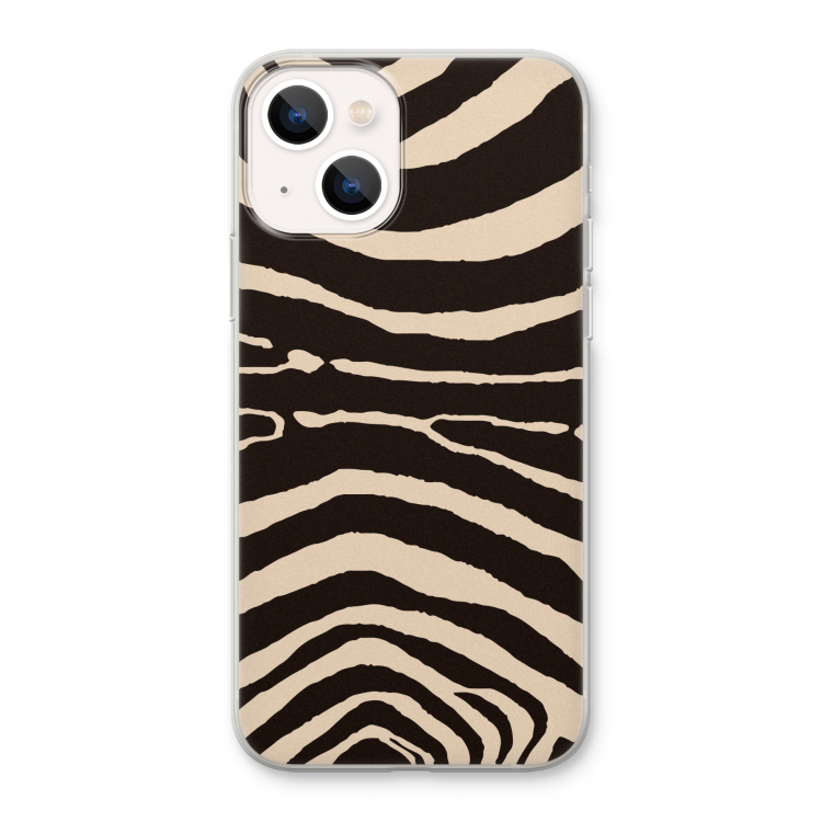 Arizona Zebra: iPhone 13 Transparant Hoesje