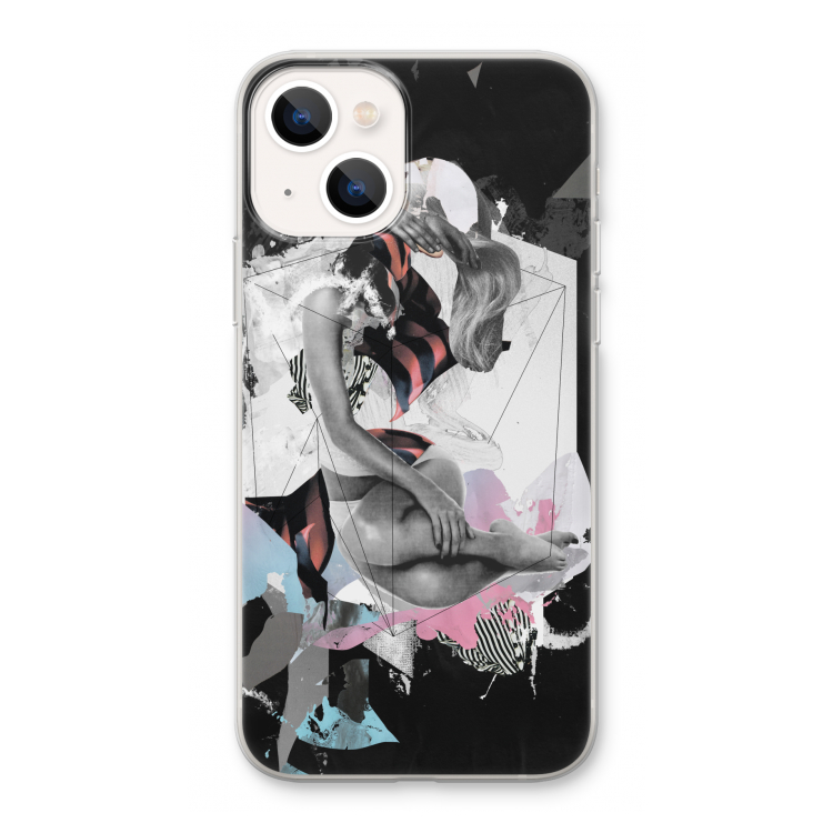 Camouflage de sommeil: iPhone 13 Transparant Hoesje