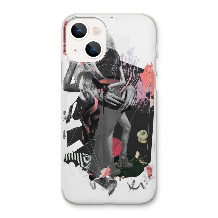 Dissimulation du réel: iPhone 13 Transparant Hoesje