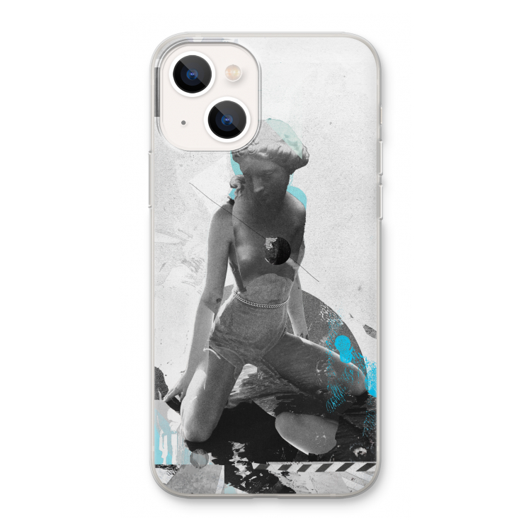 I will not feel a thing: iPhone 13 Transparant Hoesje