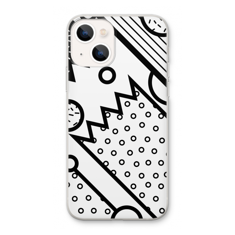 Pop Art #4: iPhone 13 Transparant Hoesje