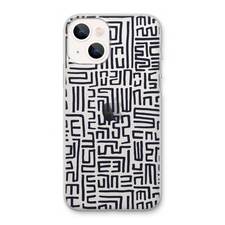 Moroccan Print: iPhone 13 Transparant Hoesje