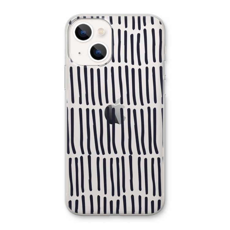 Moroccan stripes: iPhone 13 Transparant Hoesje
