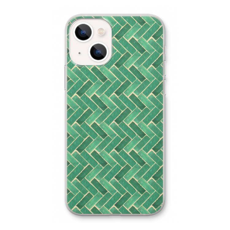 Moroccan tiles 2: iPhone 13 Transparant Hoesje