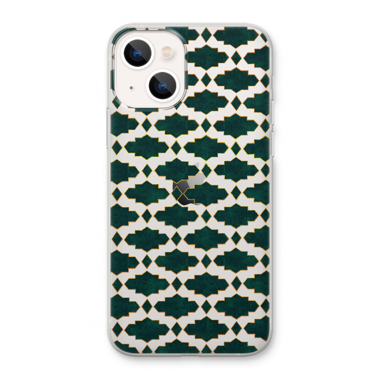 Moroccan tiles: iPhone 13 Transparant Hoesje