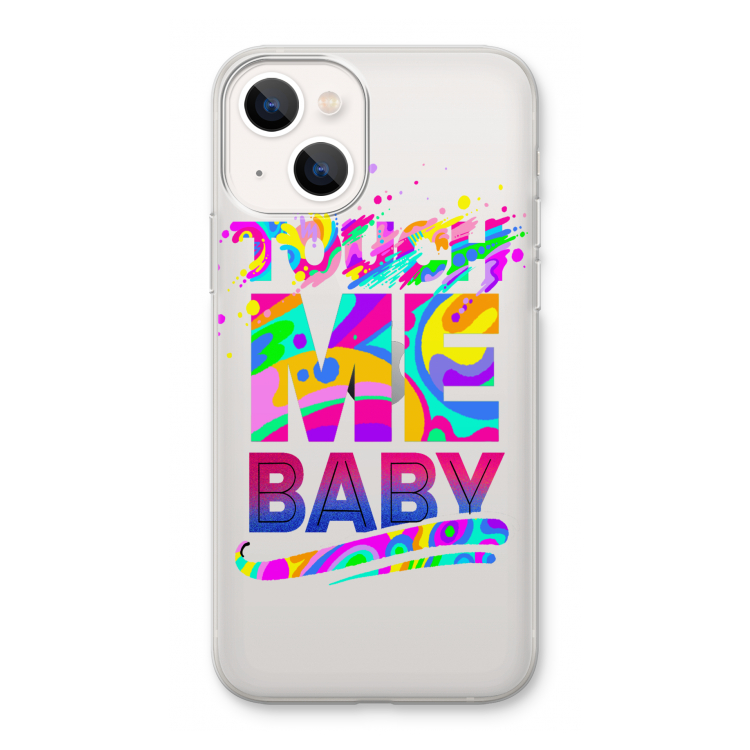 Touch Me: iPhone 13 Transparant Hoesje