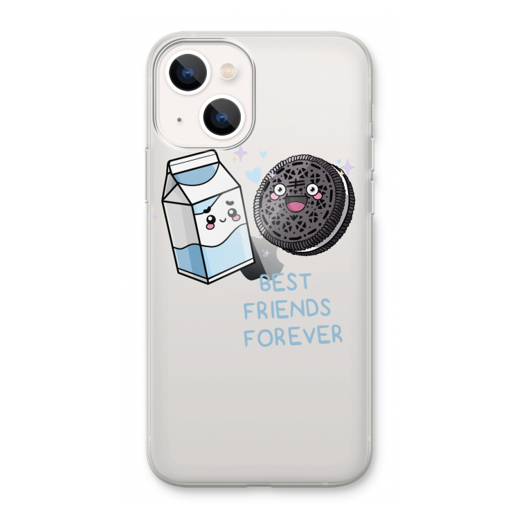 Best Friend Forever: iPhone 13 Transparant Hoesje