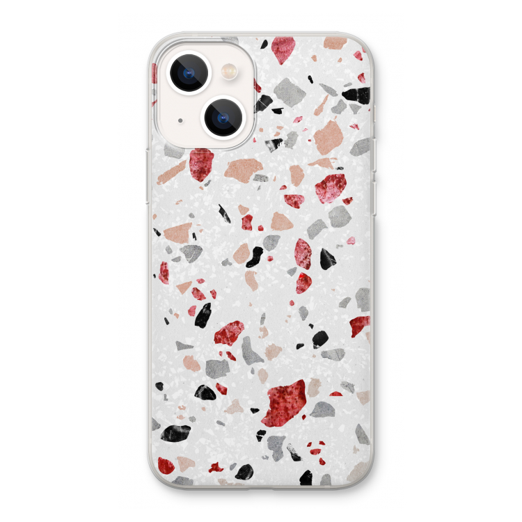 Terrazzo N°12: iPhone 13 Transparant Hoesje