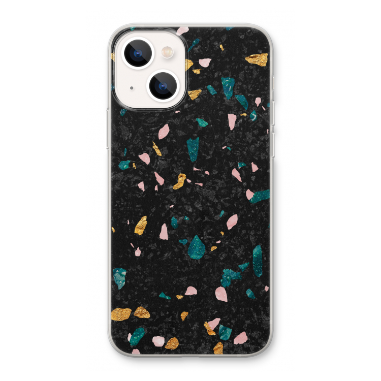 Terrazzo N°10: iPhone 13 Transparant Hoesje