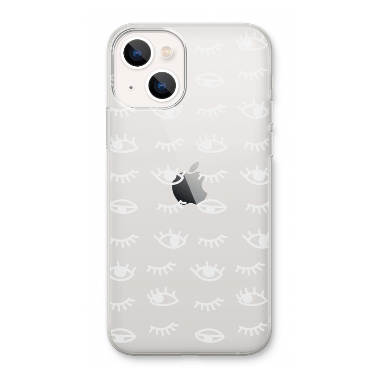 Eye pattern #3: iPhone 13 Transparant Hoesje