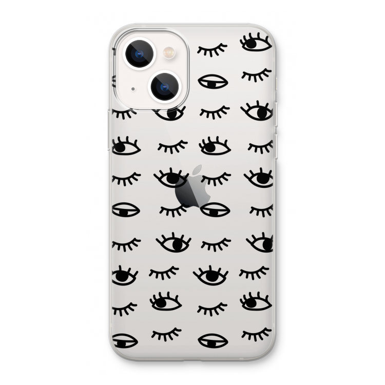 Eye pattern #2: iPhone 13 Transparant Hoesje