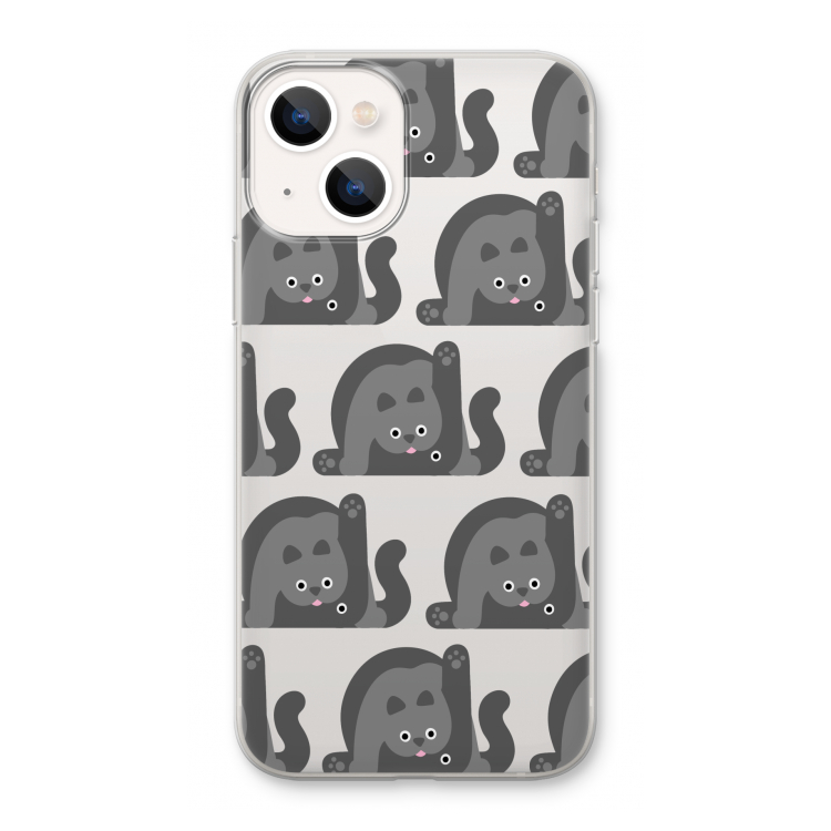 Cats: iPhone 13 Transparant Hoesje