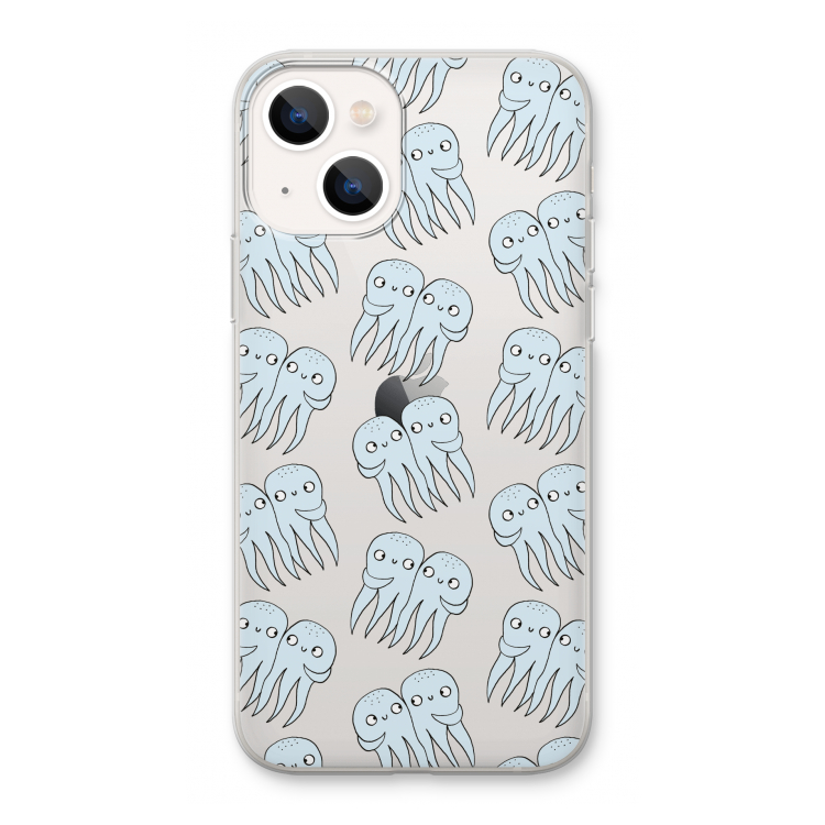 Octopussen: iPhone 13 Transparant Hoesje