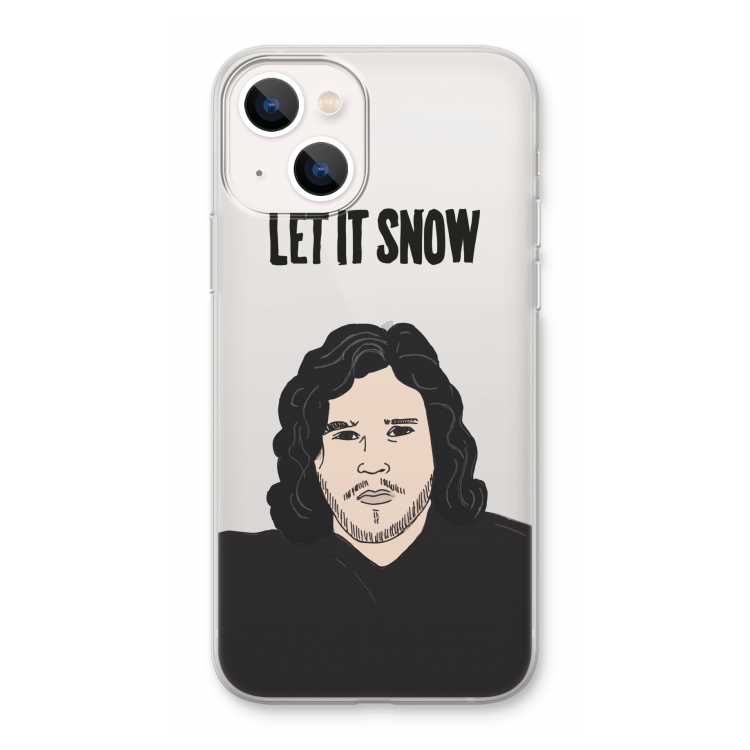 Let It Snow: iPhone 13 Transparant Hoesje