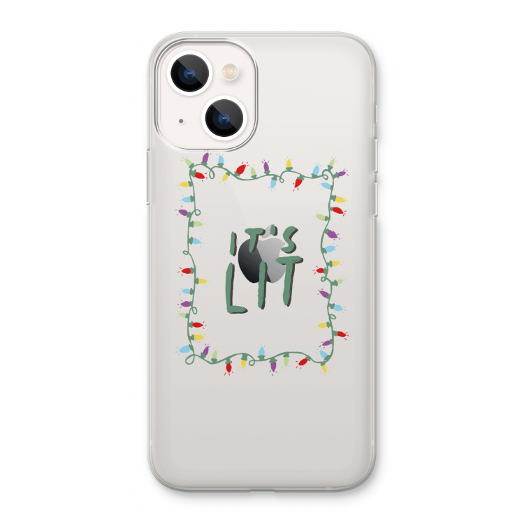It's Lit: iPhone 13 Transparant Hoesje
