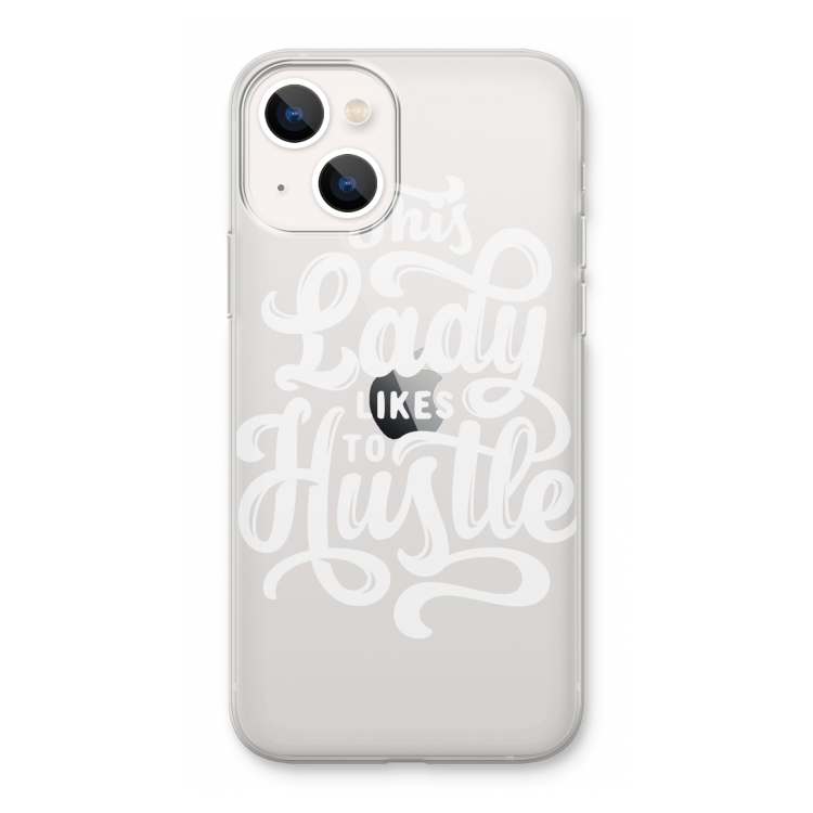 Hustle Lady: iPhone 13 Transparant Hoesje