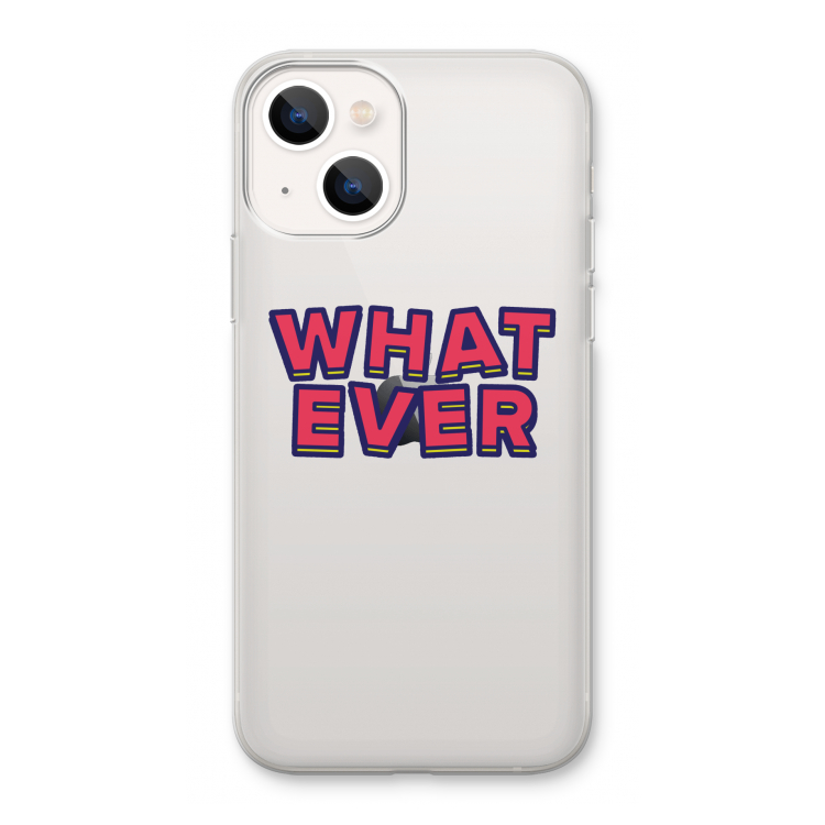 Whatever: iPhone 13 Transparant Hoesje
