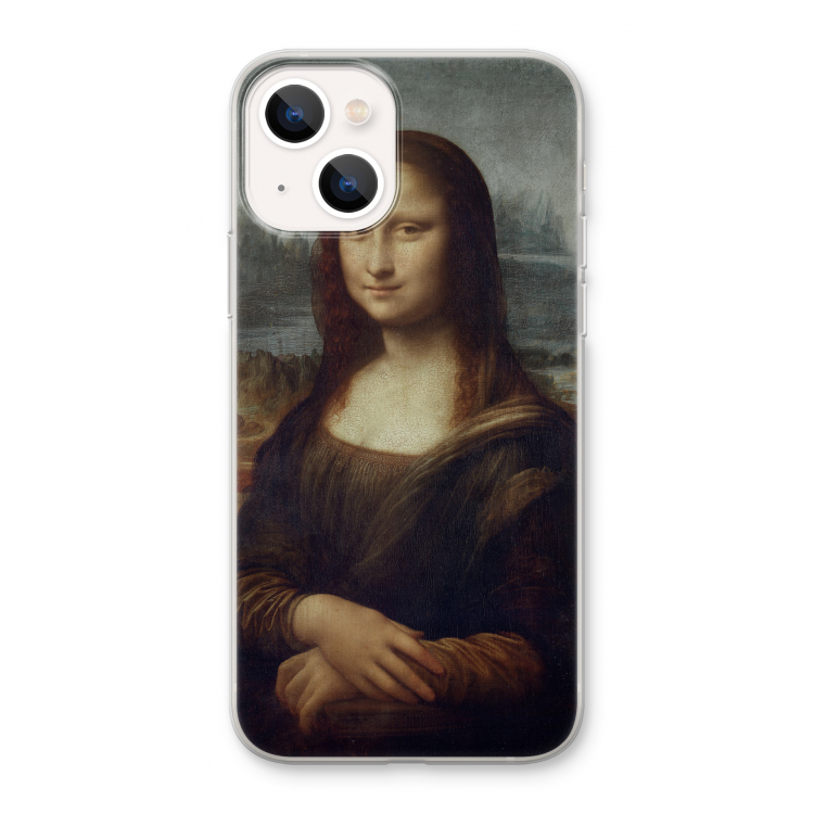 Mona Lisa: iPhone 13 Transparant Hoesje