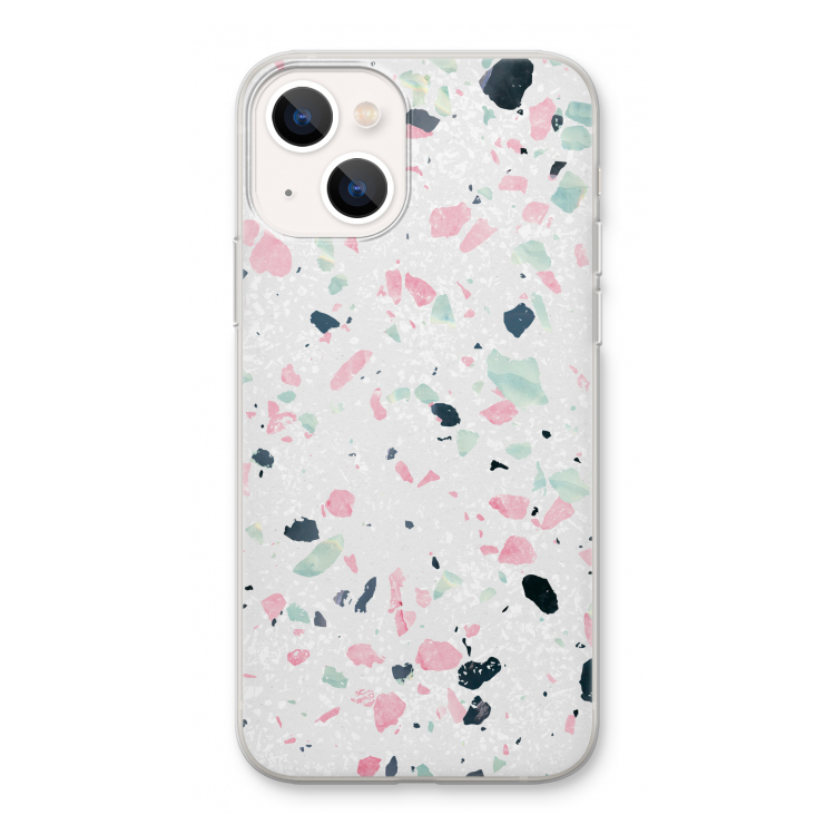 Terrazzo N°3: iPhone 13 Transparant Hoesje